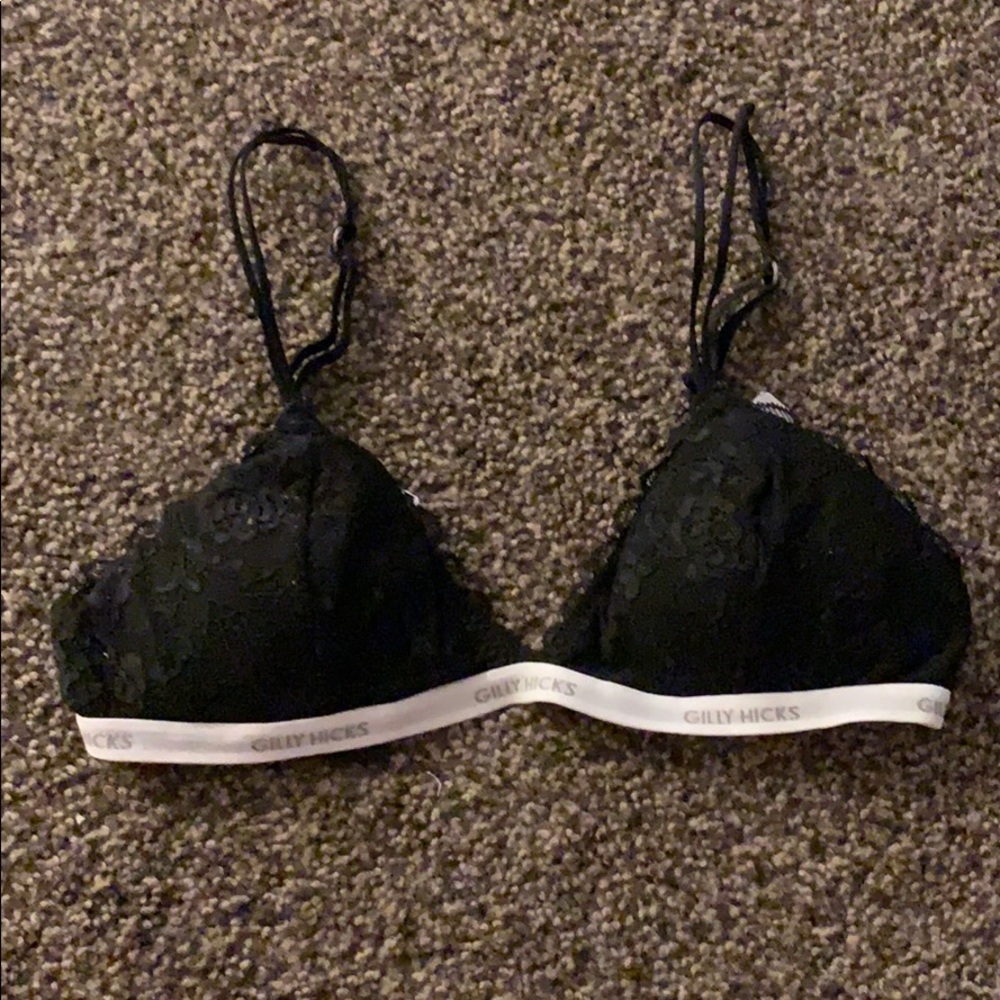 Black lace bralette from Gilly Hicks, Hollister